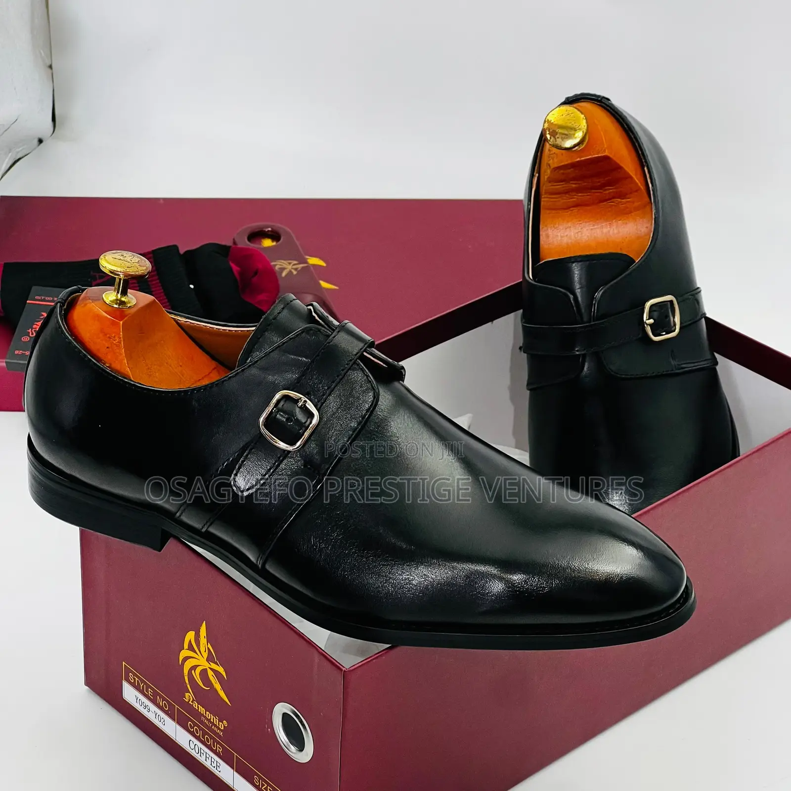 *Uk Anax Black* High Quality Shoe