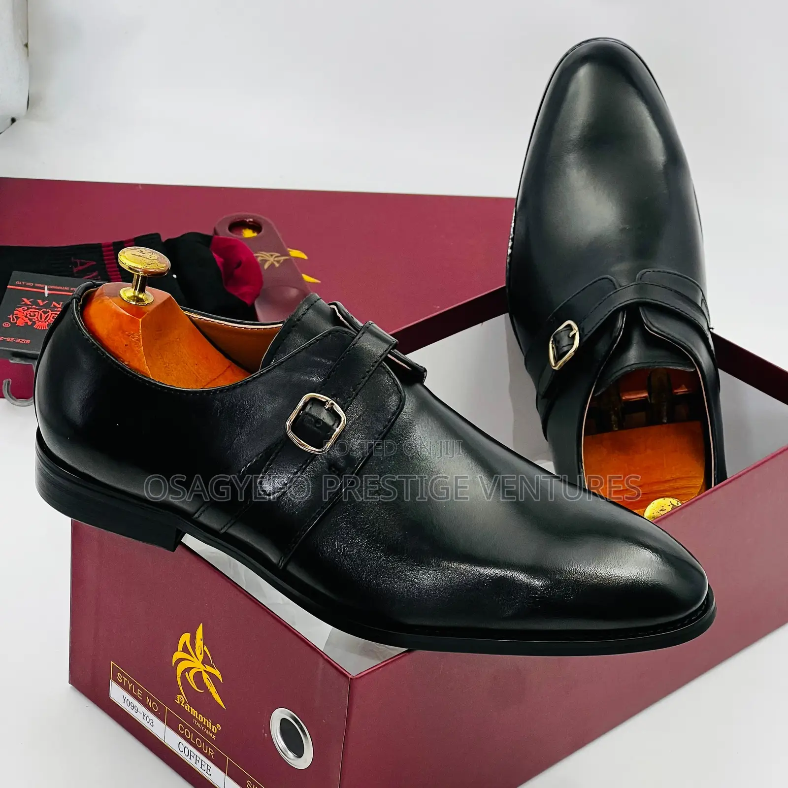 *Uk Anax Black* High Quality Shoe