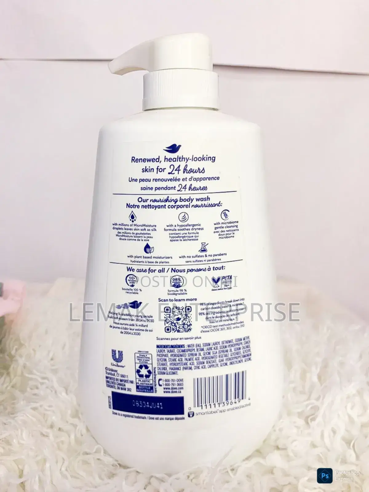 Dove Sensitive Skin Body Wash 905 Ml