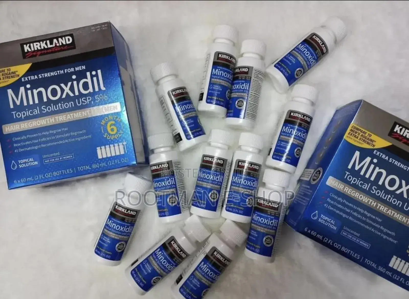 Hair Regrowth With Minoxidil Oil 5%
