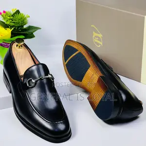 Dino Verratti Black Coffee Men Leather Loafers  Shoe