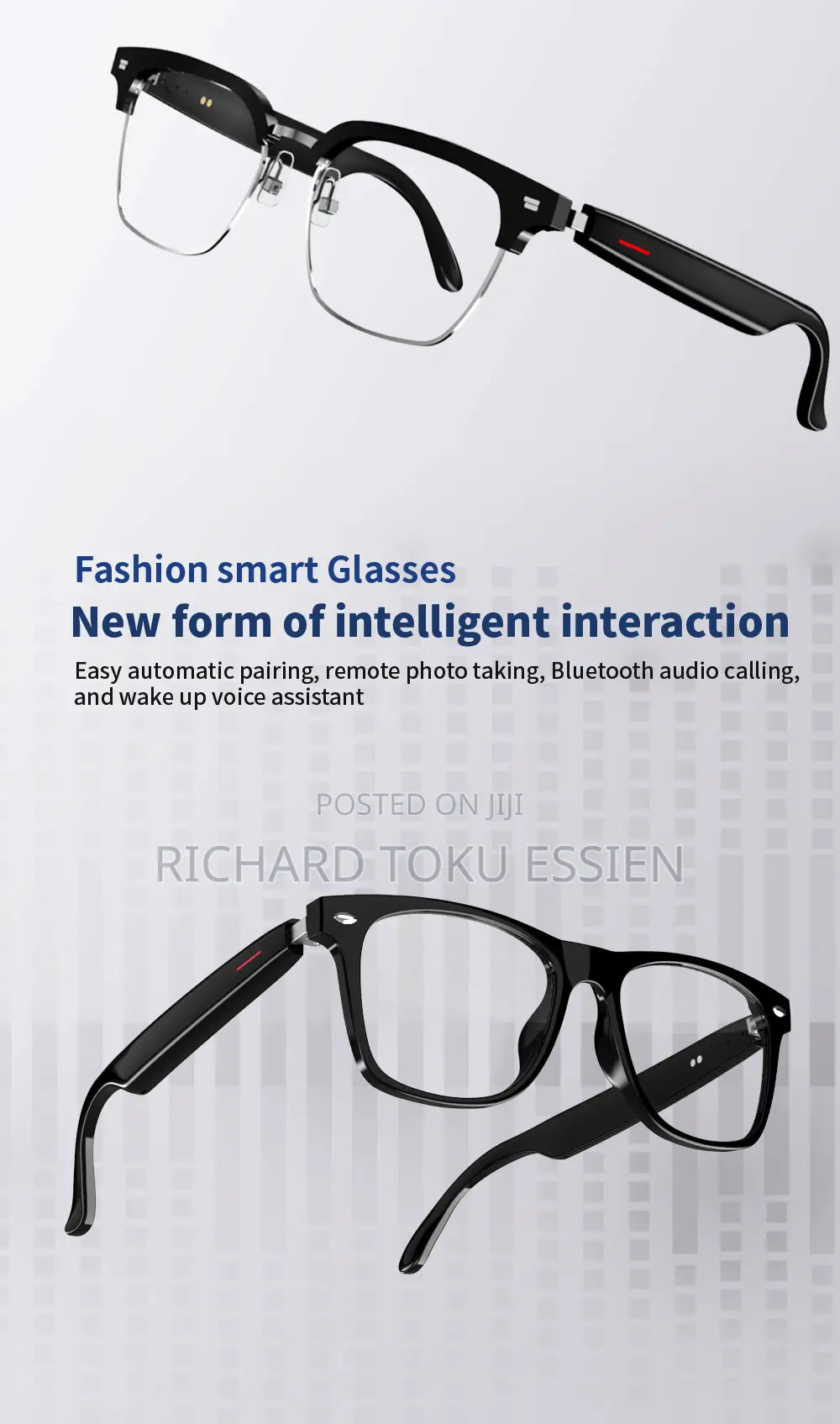 Smart Audio Bluetooth Glasses