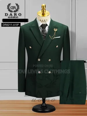 White Double Breasted Suits Available in All Sizes (Daro)