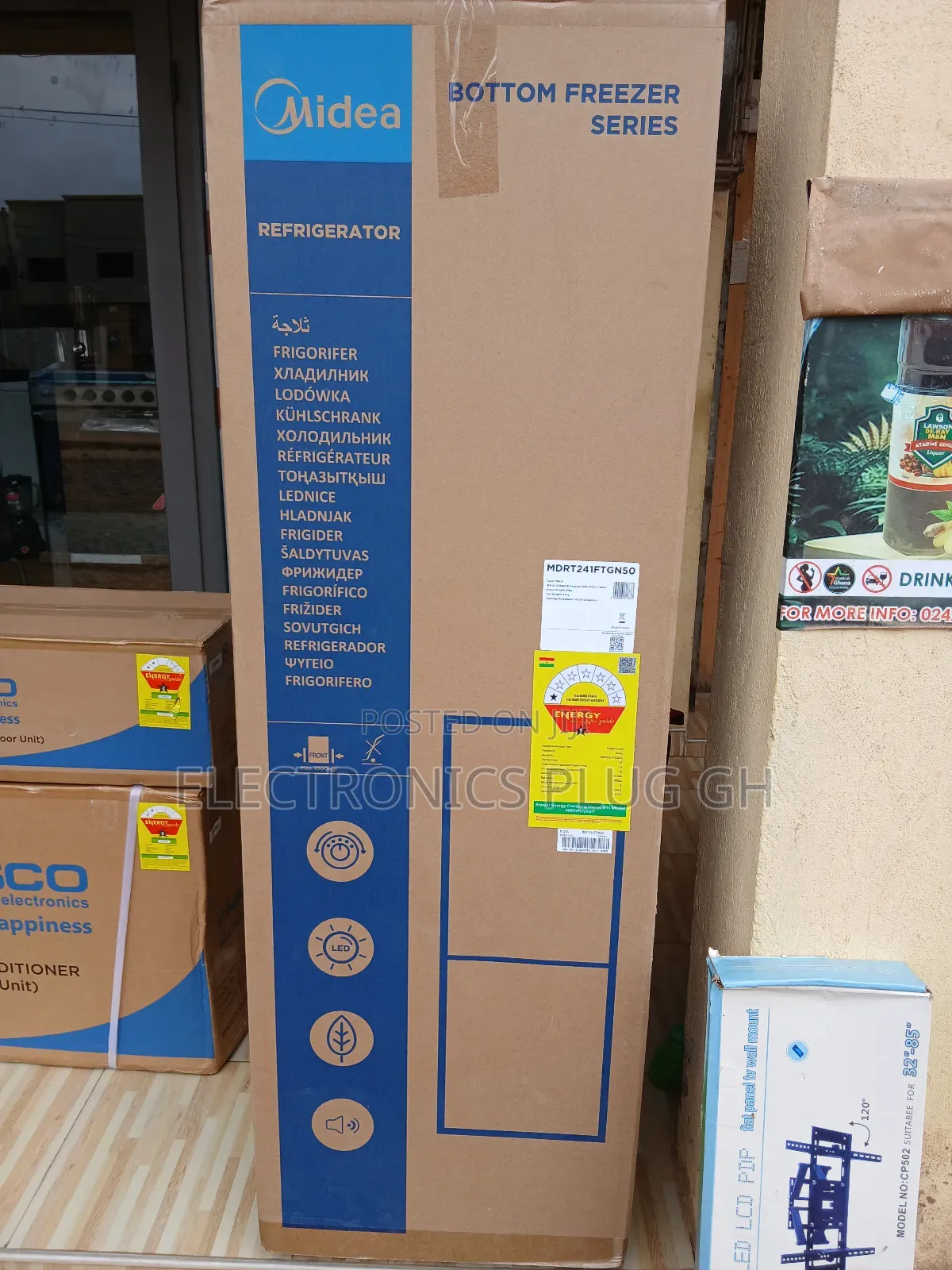 Midea 174 Litres Bottom Freezer