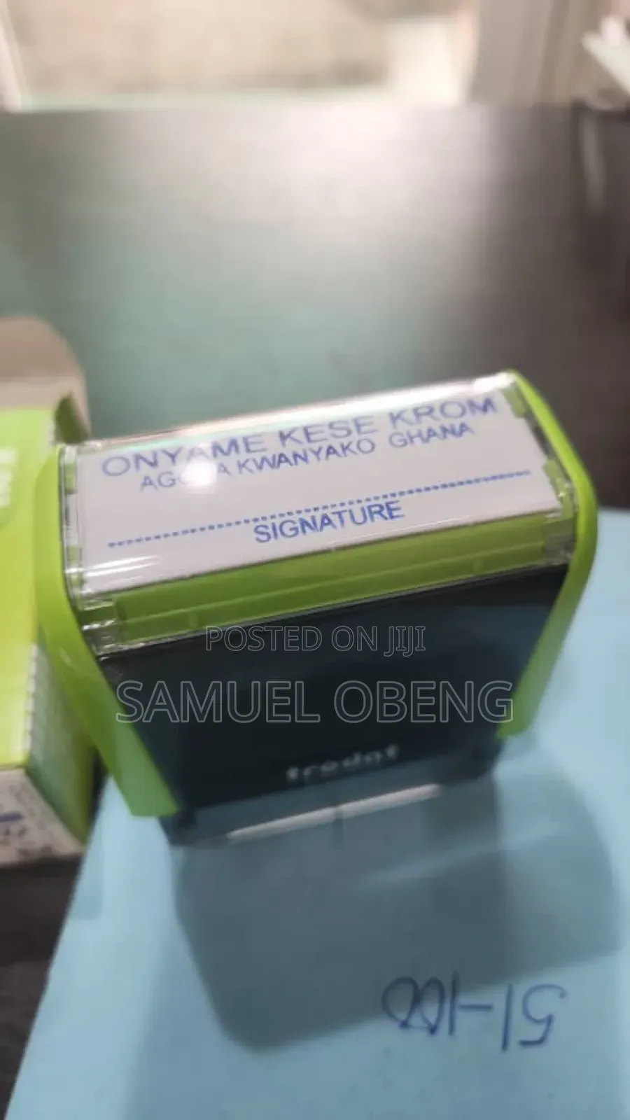 Rubber Stamp, Embossement Receipt And Invoice Printing