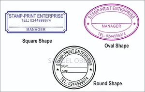 Rubber Stamp, Embossement Receipt And Invoice Printing