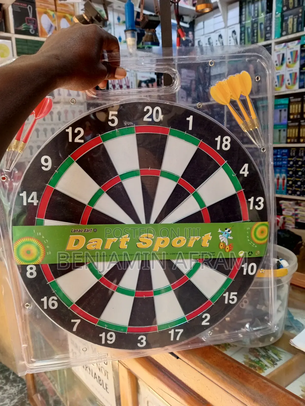 Dartboard With Arrow