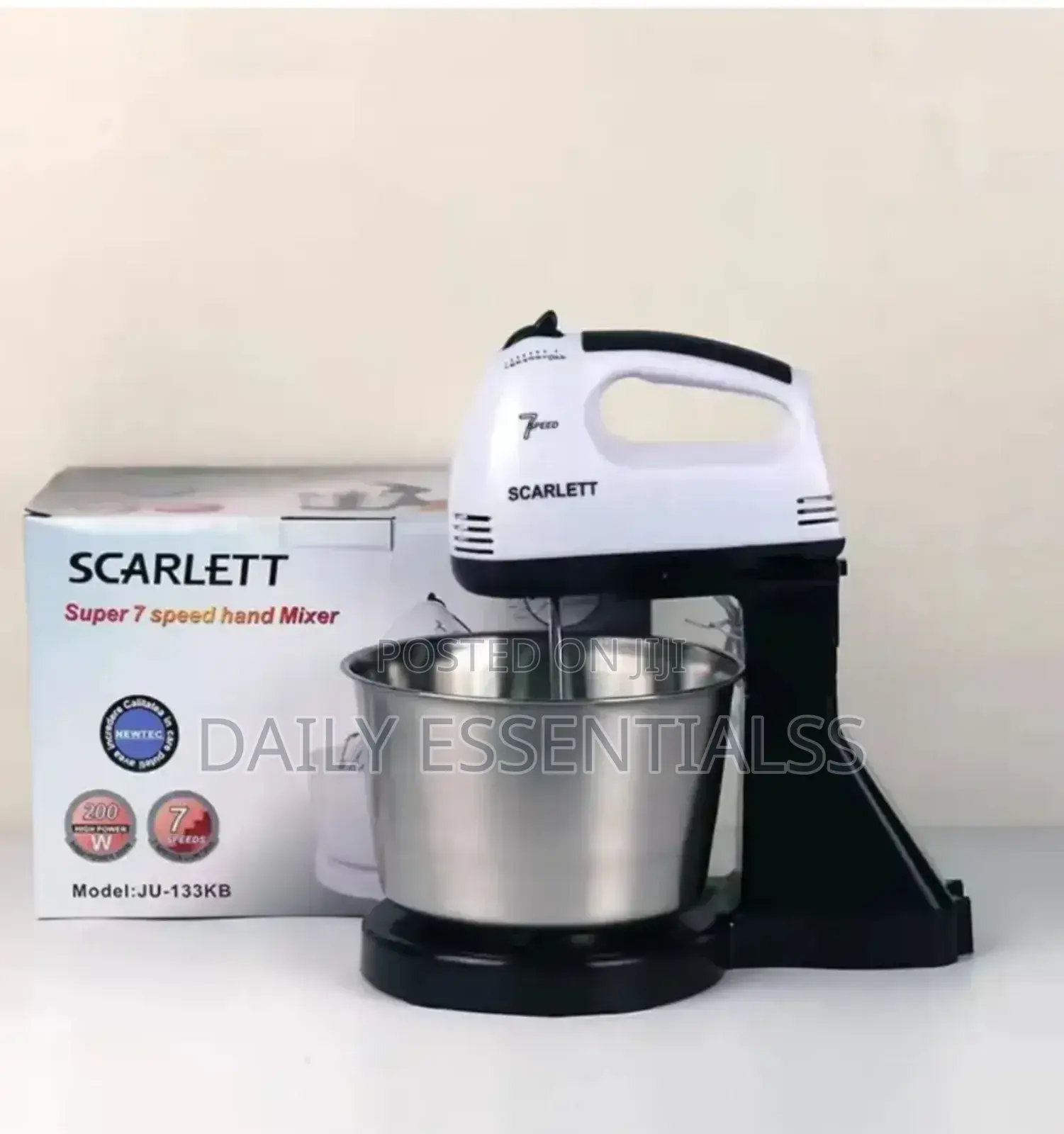 Scarlett 7-speed 200w Hand Mixer – Easy Baking