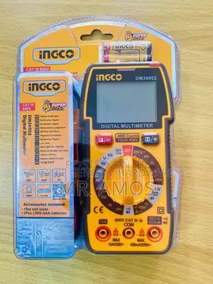 600v Digital Multimeter With True RMS 4000 Counts - Dm36002