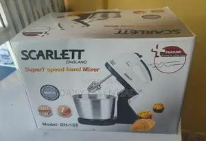 Scarlett Electric Hand Mixer 200w – Easy To Use