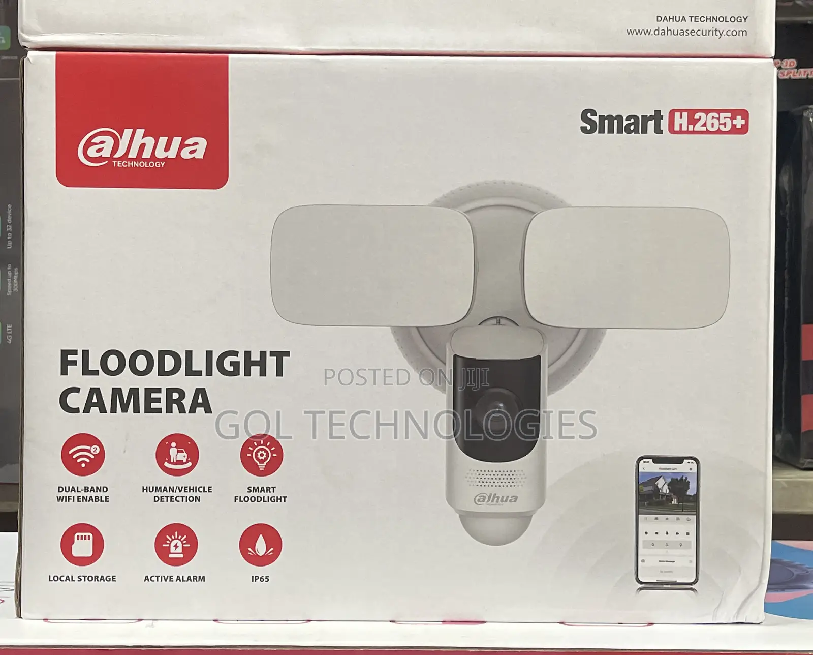 Dahua Floodlight Wifi Camera Dh-Ipc-Wl46a Ip Standalone Camera 4mp