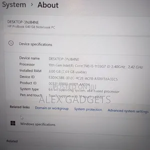 Laptop HP ProBook 640 G8 8GB Intel Core I5 SSD 512GB