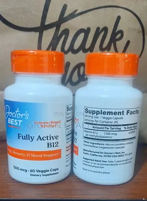 Doctor's Best, Fully Active B12, 1,500 McG, 60 Veggie Caps