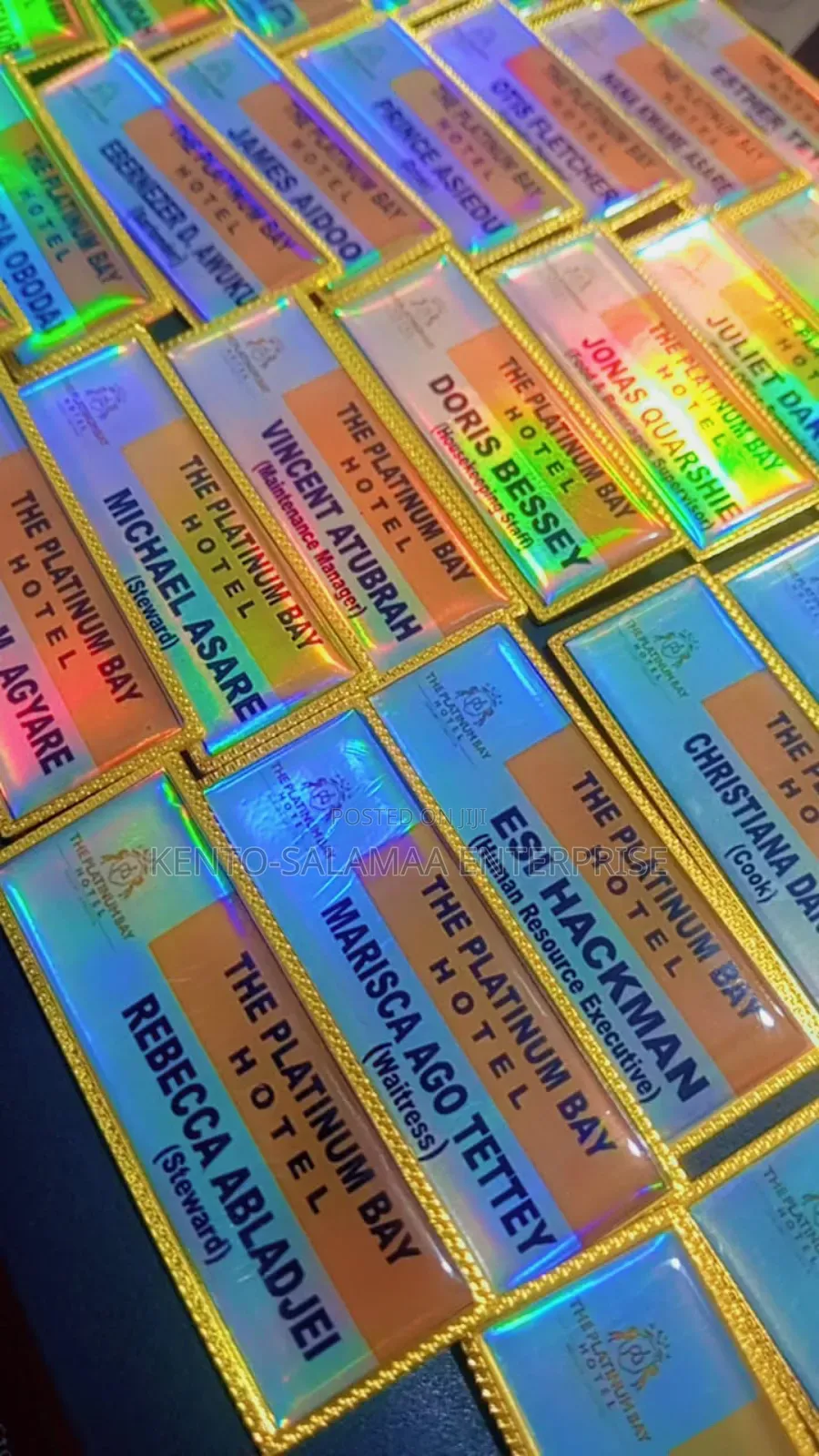 Premium Crystal Name Tag
