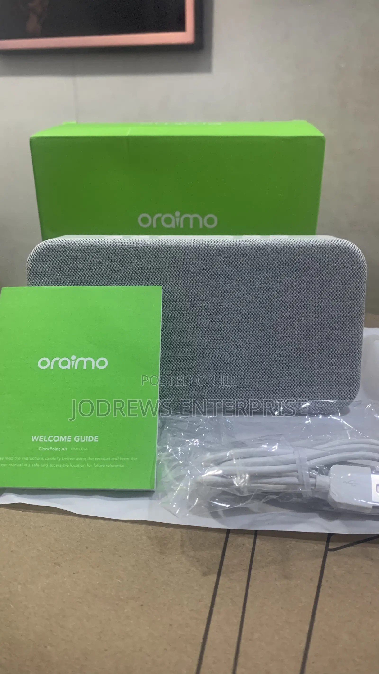 Oraimo Clockpoint Air Rechargeable Alarm Clock
