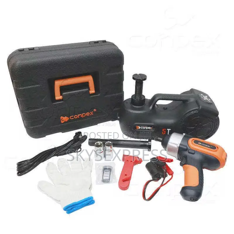 5t Electric Car Jack / Wrench / Pump Car Elevator