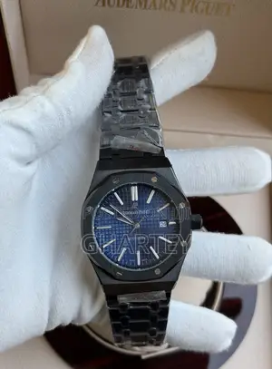 Audemars Piguet Royal Oak Black Steel – Blue Dial Icon