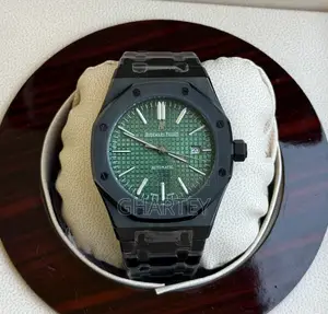 Audemars Piguet Royal Oak Black Steel – Green Dial Luxury Icon