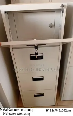 Exquisite 4 Drawer Cabinet With Safe
