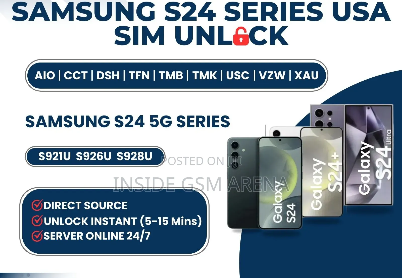 Samsung Unlocking / Decoding