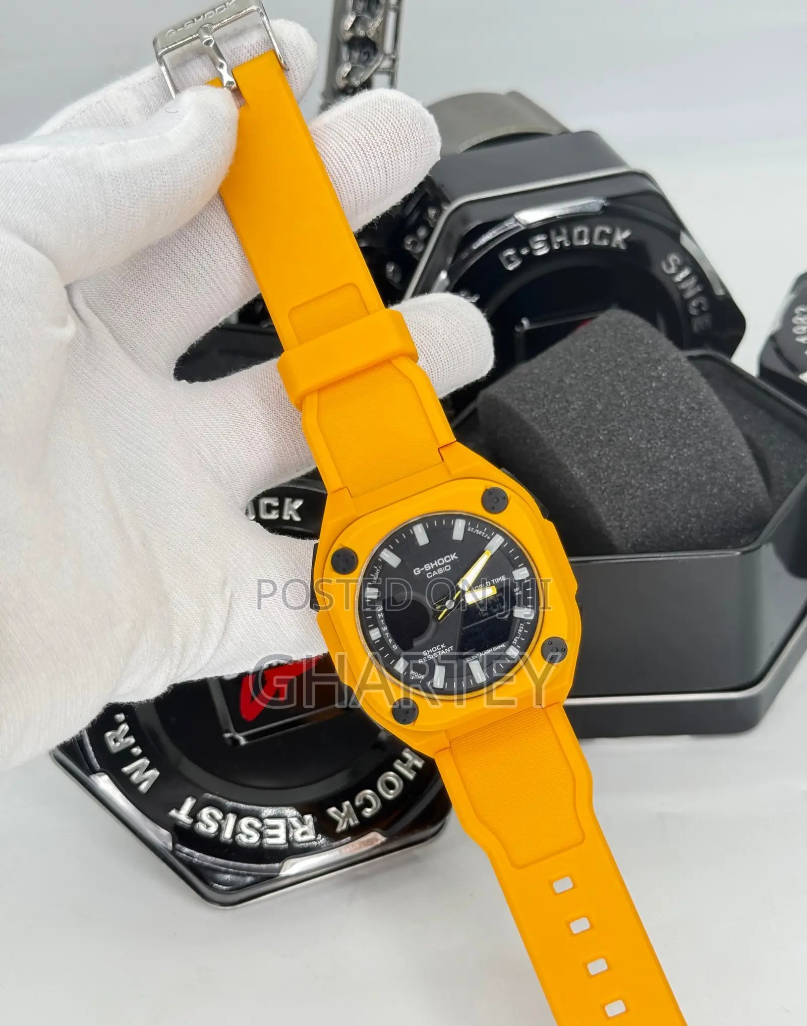 Casio G-Shock Transparent Black Yellow – Carbon Core Toughness