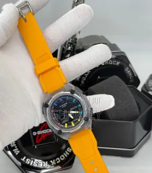 Casio G-Shock Transparent Black Yellow – Carbon Core Toughness