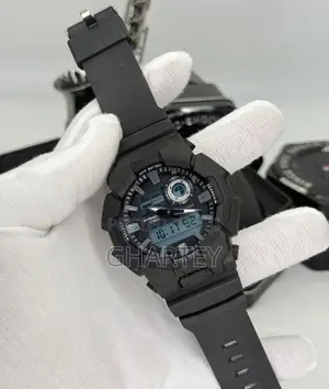 Casio G-Shock Digital Analog Watch All Black With Sleek Designs