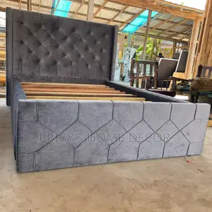Elegante Double Bedframe Available Gray Color