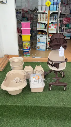 Baby 8 Piece Bath Set With Stroller