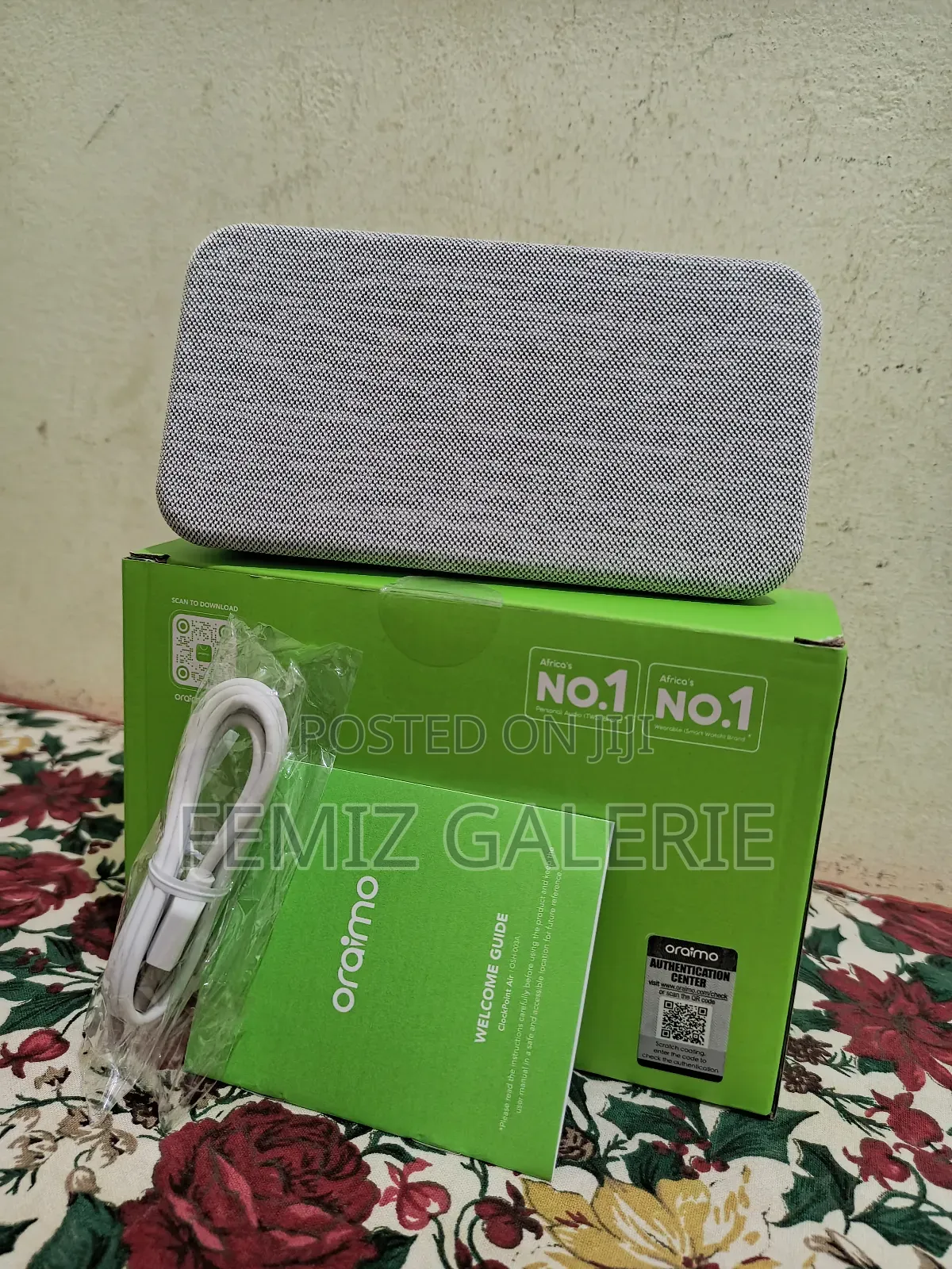 Oraimo Clockpoint Air Rechargeable Alarm Clock