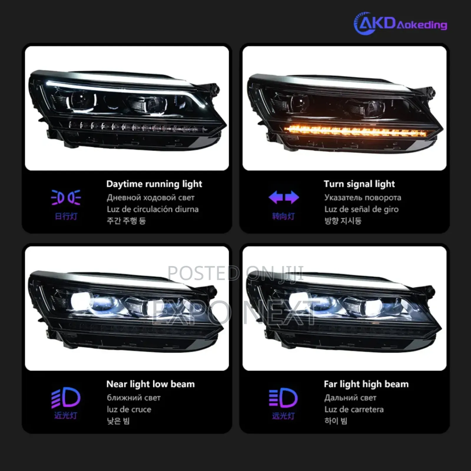 Vw Cg-Passat B8 Headlight 2016-2018
