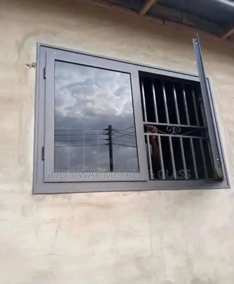 Grey Casement Glass Windows