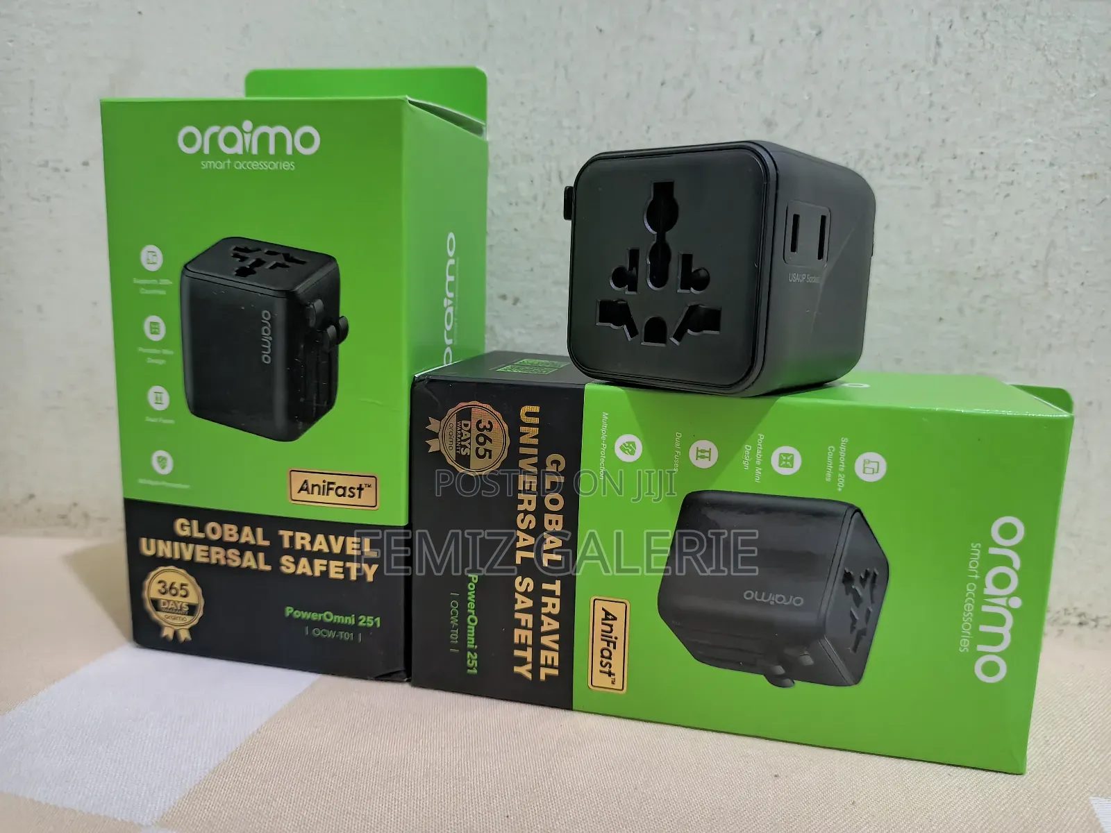 Oraimo Poweromni 251 2500w Multi-Plug Travel Converter