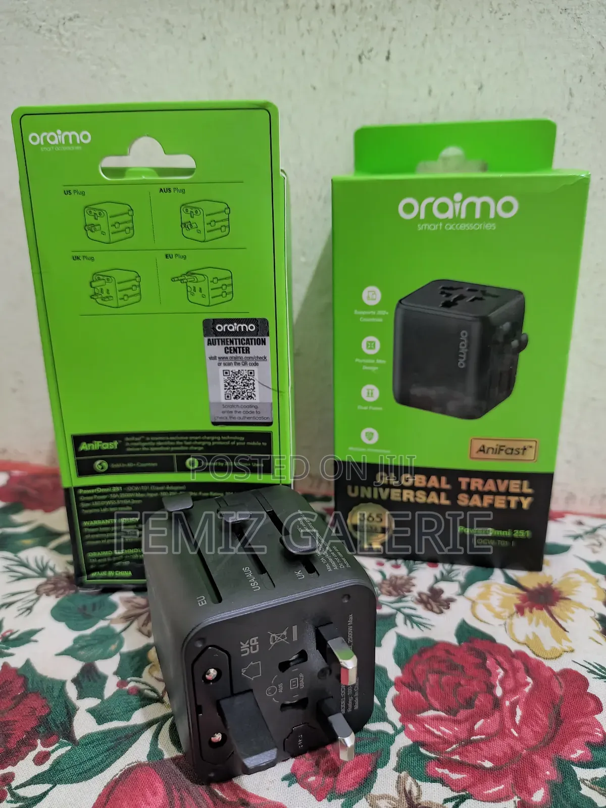 Oraimo Poweromni 251 2500w Multi-Plug Travel Converter