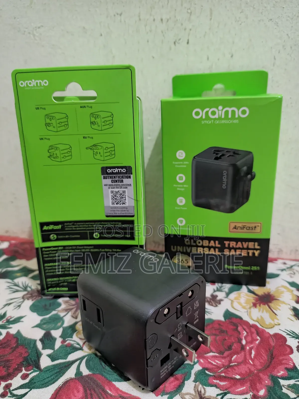 Oraimo Poweromni 251 2500w Multi-Plug Travel Converter