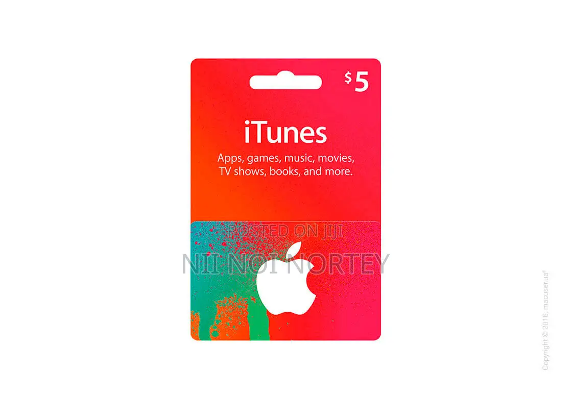 $5 iTunes Gift Card (Digital Code)