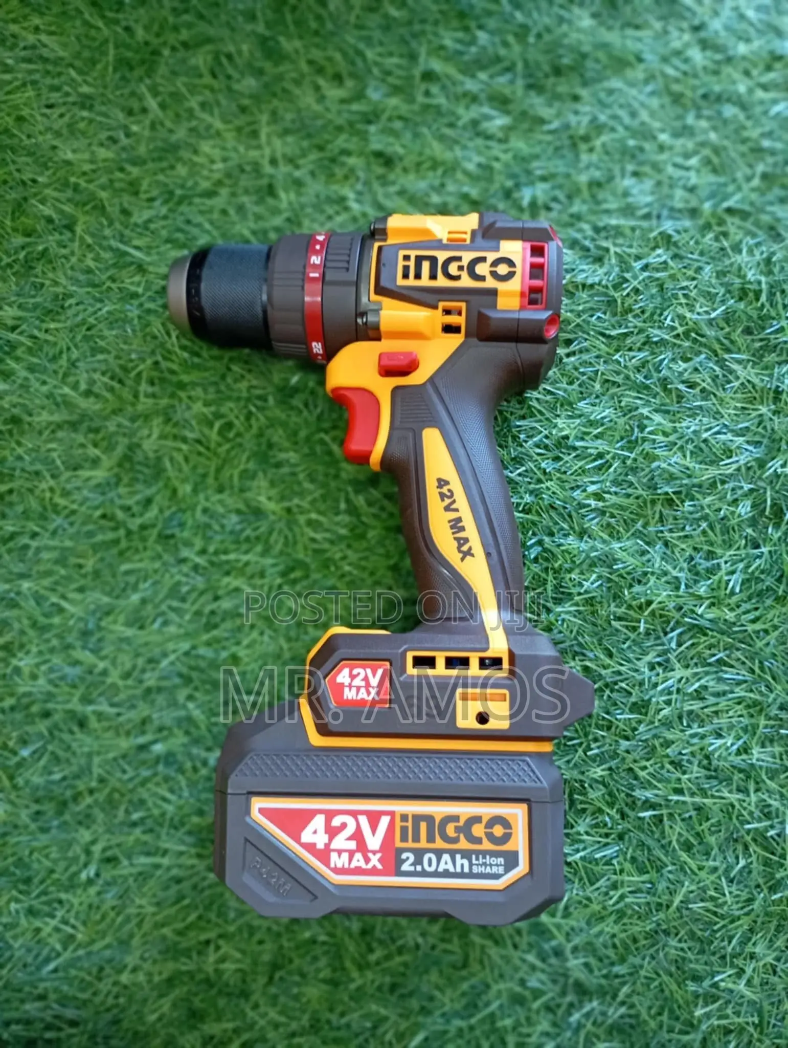 69nm Compact Brushless Cordless Impact Drill +47pcs Accessories Set -
