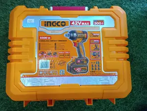 600nm Cordless 42v Impact Wrench Kit With 10pcs Accessories -