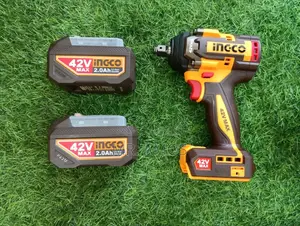 600nm Cordless 42v Impact Wrench Kit With 10pcs Accessories -