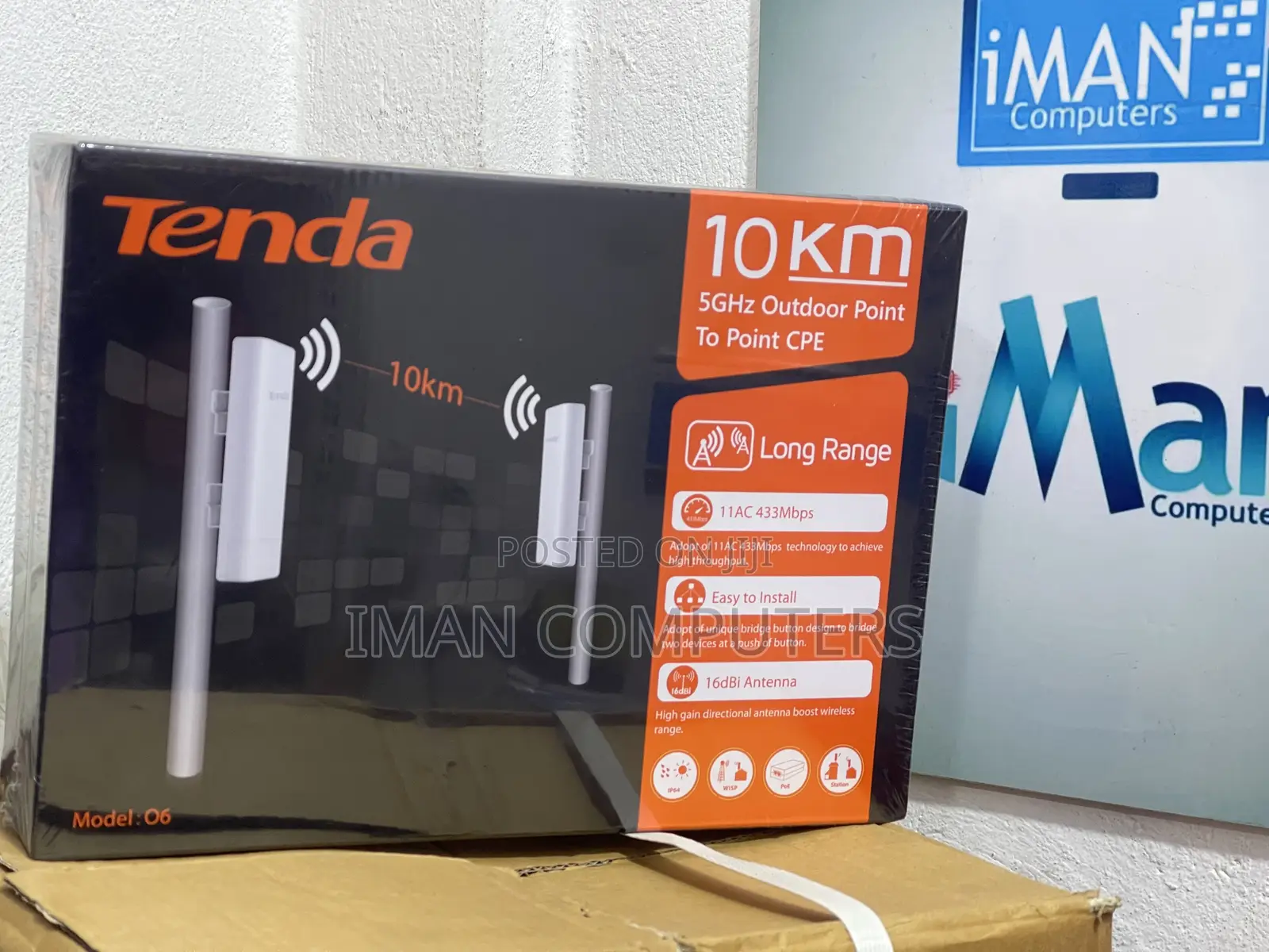 Tenda 10km 5ghz Outdoor Point to Point Cpe