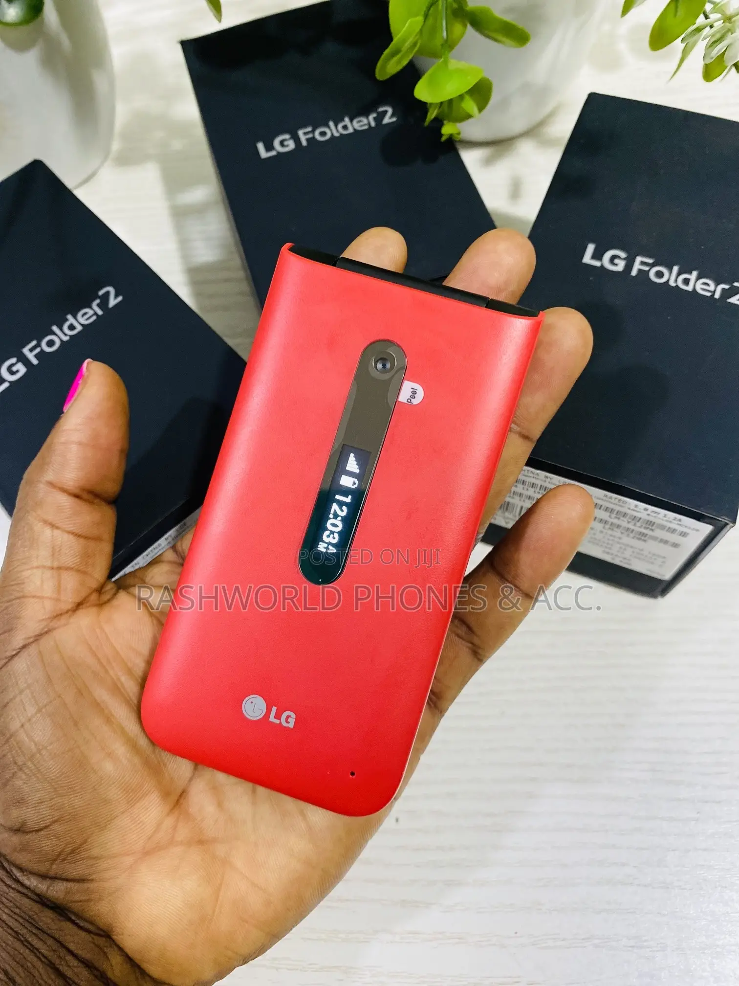 New LG Folder 2 8 GB Red