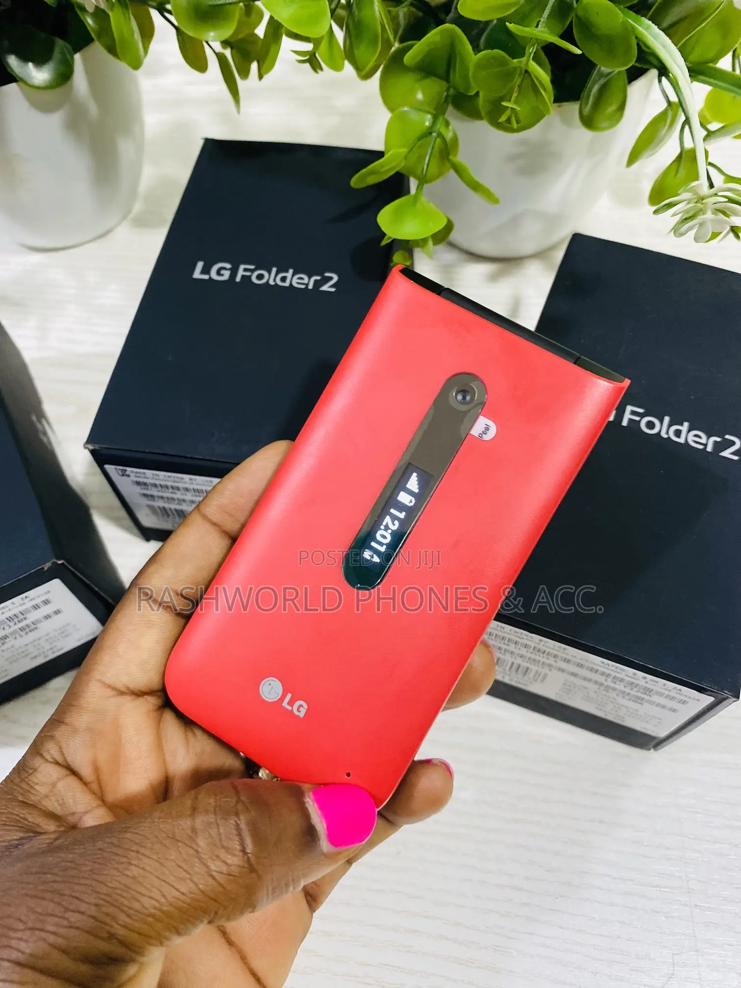 New LG Folder 2 8 GB Red