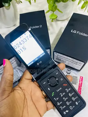 New LG Folder 2 8 GB White