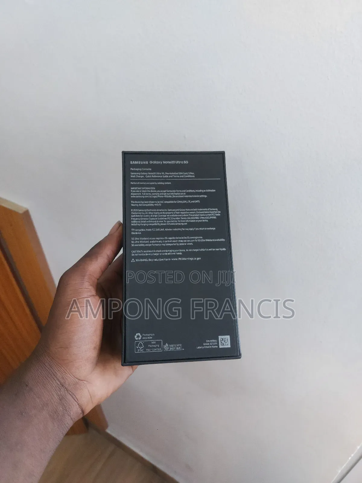New Samsung Galaxy Note 20 5G 128 GB