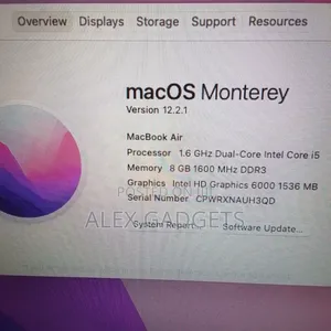 Laptop Apple MacBook Air 2015 8GB Intel Core I5 eMMC 128GB