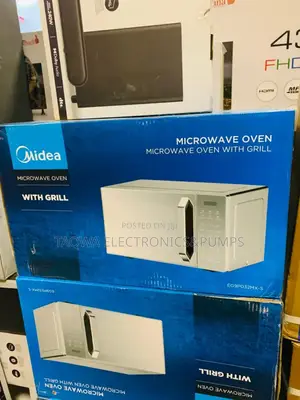 Silver Color, Midea 30l Microwave