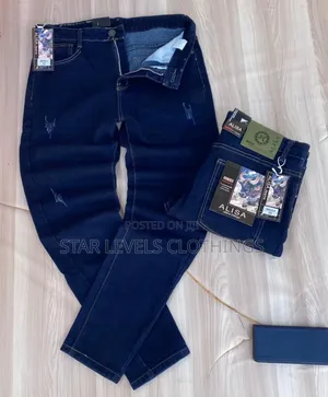 Blue and Blue Black Quality Jeans Trousers Available