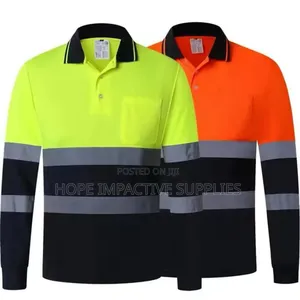 Reflective Polo Shirt - Long Sleeve.