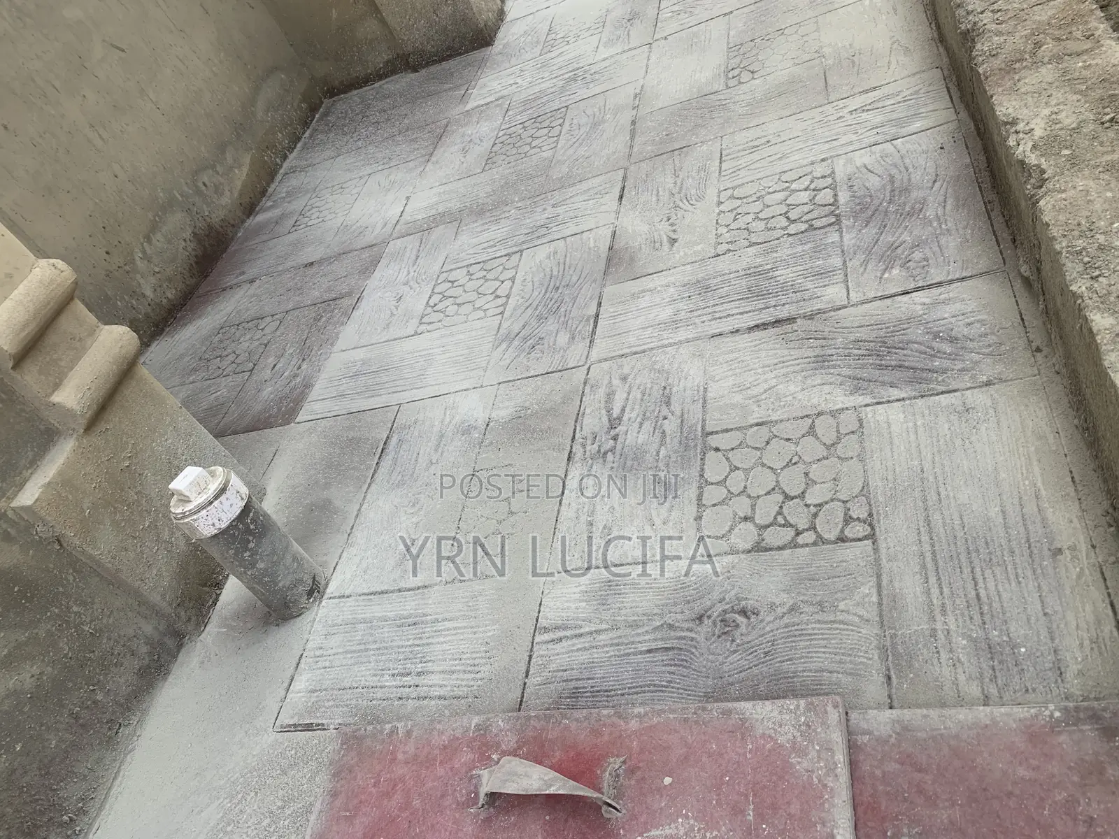 Concrete Stamping Floor and Landscaping