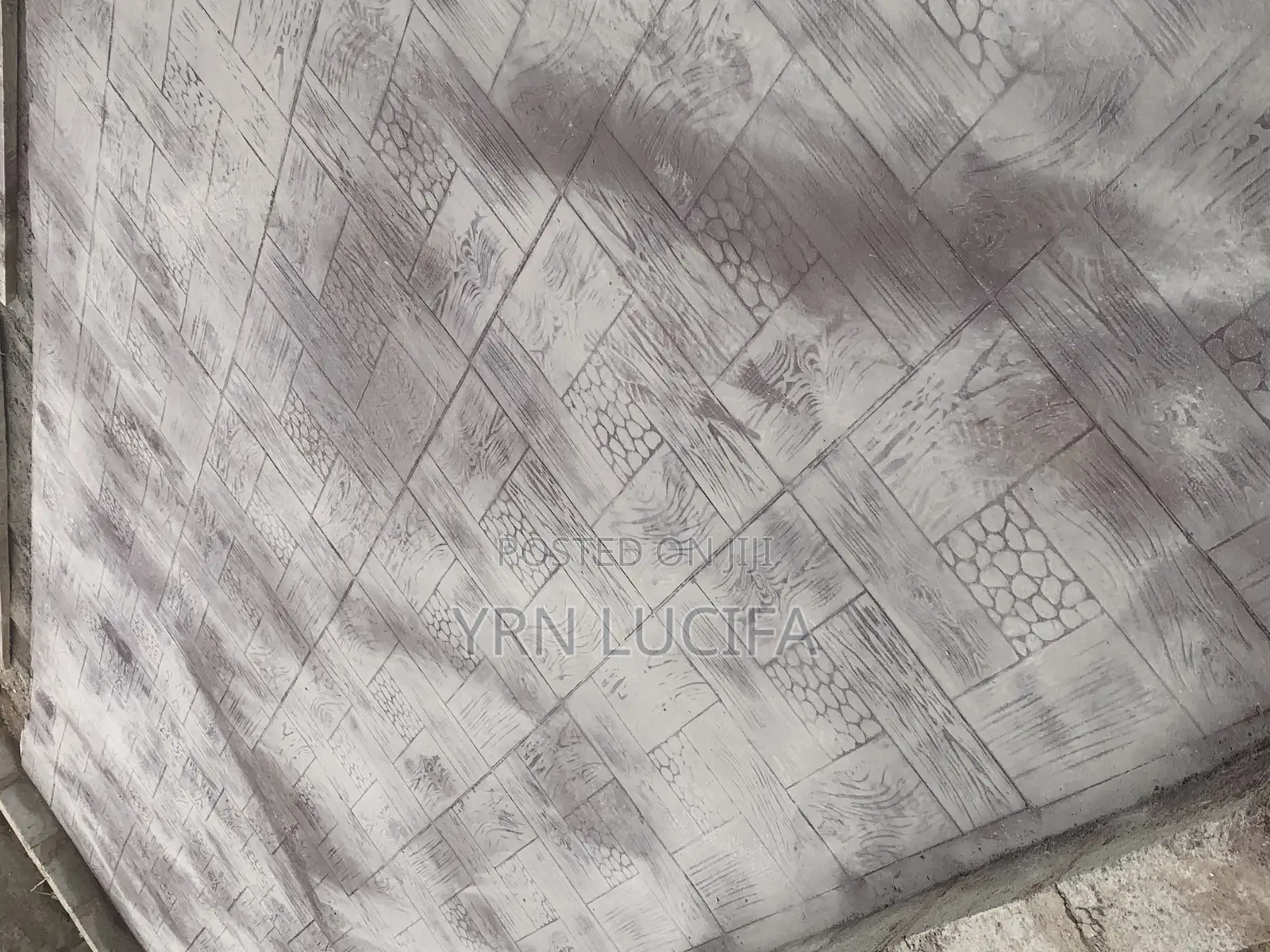 Concrete Stamping Floor and Landscaping